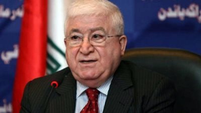 الرئيس العراقي يبعث برقية مواساة لأردوغان بشأن الاعتداء الإرهابي بمطار أتاتورك