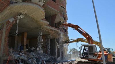 جهاز مدينة دمياط: حملة مكبرة لإزالة التعديات والاشغالات على الطرق