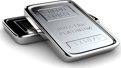 تراجع أسعار البلاتين في ظل ارتفاع الدولار 