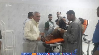 إصابة ١٤ شخص في حادث تصام بالأقصر