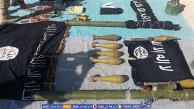 ضبط مخزن متفجرات داخل كهف جبلي في سيناء‎