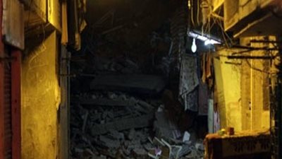 انهيار عقار سكني قديم دون إصابات في الإسكندرية 