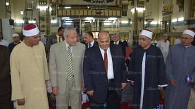 محافظة الدقهلية يشهد احتفال ليلة القدر في مسجد النصر (صور) 