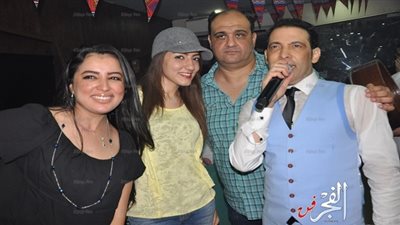 سعد الصغير يشعل سحور أحد كافيهات المهندسين فى حضور نجوم الفن والرياضة (صور)