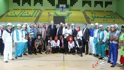 بالصور.. محافظ المنيا يشيد بفرقة قصر ثقافة المنيا للفنون الشعبية 