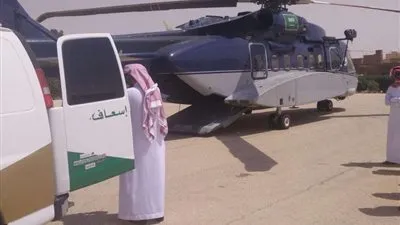 طيران الأمن ينفِّذ مهمة إخلاء طبي من الأفلاج إلى الرياض
