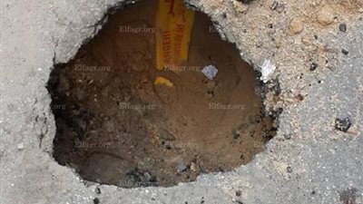 هبوط أرضي جديد بشوارع الإسكندرية وسط تجاهل المسؤولين (صور)