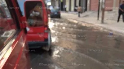شوارع البيطاش بالإسكندرية تغرق فى مياه الصرف الصحي (صور)