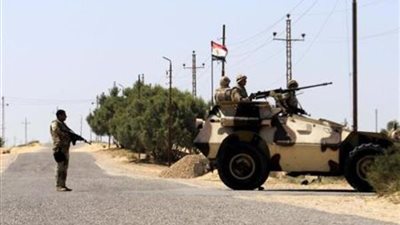 مقتل مسلحين وإصابة مجند إثر هجوم إرهابي علي كمين الجورة بالشيخ زويد‎