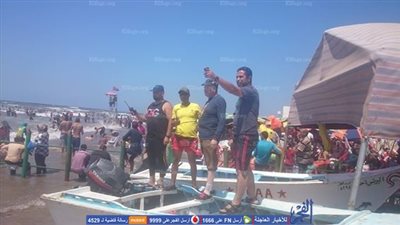 تزايد أعداد المصطافين في رأس البر بدمياط (صور)