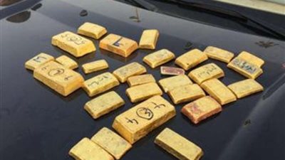إحباط  تهريب 29 سبيكة ذهب عبر ميناء جدة