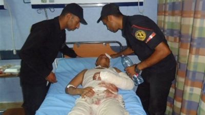 رقيب شرطة يصيب نفسه بطلق ناري عن طريق الخطاء ببني سويف 