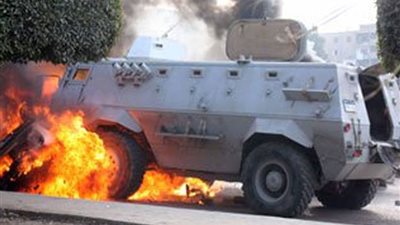 بالأسماء.. استشهاد شرطيين وإصابة 3 آخرين في تفجير مدرعة بالعريش 