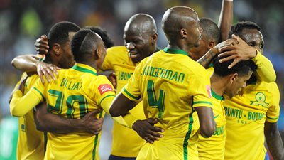 صن داونز يتدرب في الدفاع الجوي استعدادا للزمالك