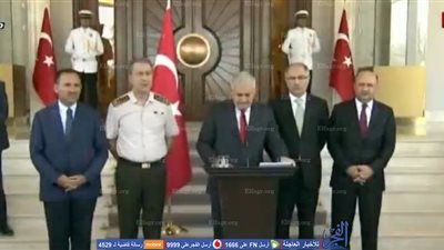 يلدريم: 15 يوليو عيداً للديموقراطية بتركيا.. وأشكر الشعب والمعارضة