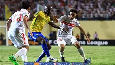 صور مباراة الزمالك وصن داونز بكاميرا الفجر الرياضي 