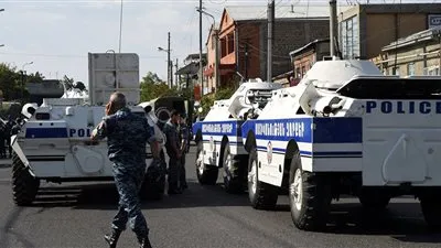 تحرير رهينة من مبنى الشرطة في يريفان