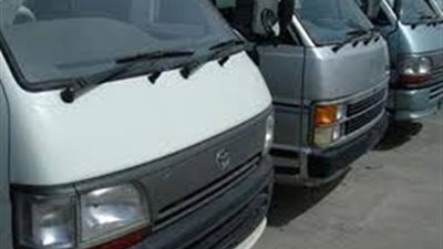 وقفة احتجاجة أمام مدينة الانتاج الإعلامي لسائقي السرفيس  