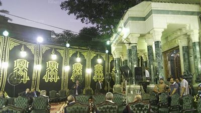 بالصور.. بدء عزاء الراحل طارق سليم بمسجد عمر مكرم 