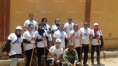 مؤسسات المجتمع المدنى تشارك بمبادرة حلوة يا بلدى بالأقصر..(صور)  