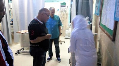 وكيل صحة الإسماعيلية يتابع العمل في أقسام المستشفي العام ..(صور)