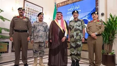 نائب خادم الحرمين الشريفين يقلّد الفريق البلوي والحربي رتبتَيْهما الجديدتَيْن