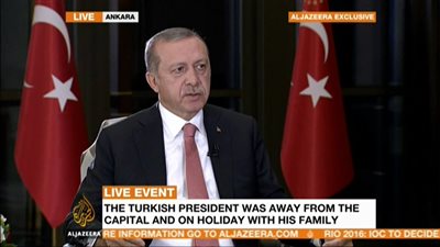 أردوغان: علمت نبأ محاولة الانقلاب من صهري