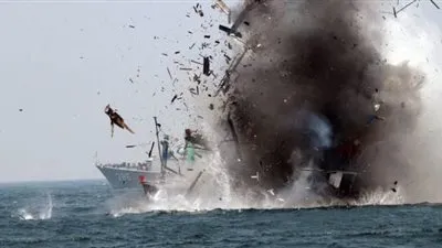 مصرع 3 مصريين في حريق جرافة صيد بميناء زوارة الليبي