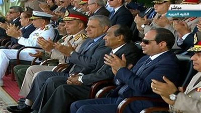 14 مشهد من حفل تخرج الكلية الحربية بحضور الرئيس 