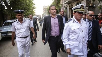 إصابة زوجة حكمدار القاهرة وابنته في حادث 