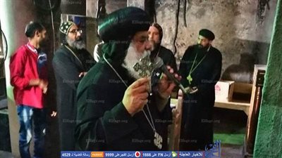 وفد من دير الشايب يزور مضيفة الأقباط بالمدامود (صور) 