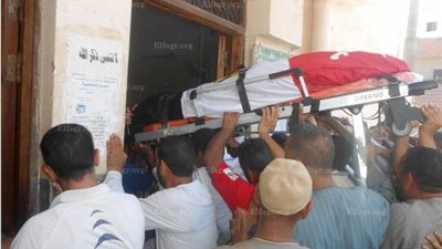 وصول جثمان الشهيد 