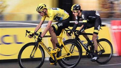 فروم يشارك في سباق لندن للدراجات