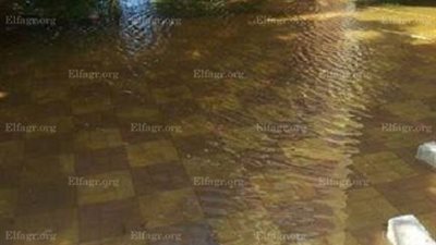 غرق مدرسة ثانوي بعد تهشم ماسورة مياه بالإسكندرية (صور)