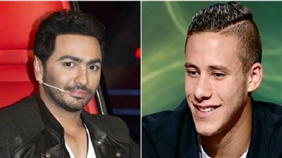 صورة.. نصيحة تامر حسني لرمضان صبحي ليتألق في ستوك سيتي