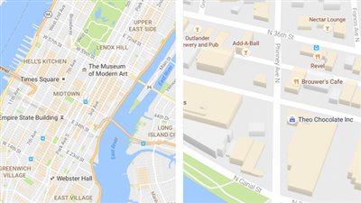 جوجل تحدث خرائطها بتصميم وألوان جديدة على أندرويد و iOS