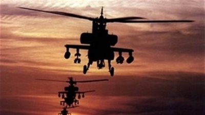 مروحيات الجيش تدك الإرهابيين في رفح.. وتصفي 25 مسلحا وتصيب 15 آخرين