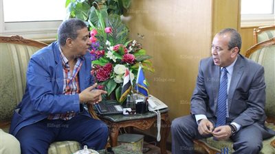 محافظ دمياط يؤكد على رفع رفع كفاءة طريق السيالة كمحور رئيسي يخدم طريق شطا 