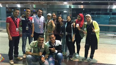 وصول طلاب أثار الفيوم الي مدينة راستوف 