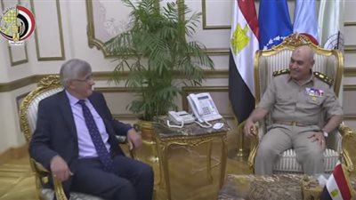 وزير الدفاع يلتقى وفد جمعية الصداقة البرلمانية بمجلس العموم البريطانى (فيديو)