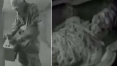 ظهور صور لمومياء كائن فضائي داخل مقبرة في الجيزة