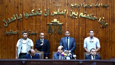  جلسة إحالة متهمي قتل اللواء نبيل فراج للمفتي (صور)