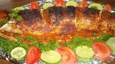 طريقة تحضير سمك الهامور بالفرن