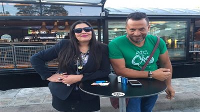 ماجد المصري في جولة تصوير بباريس كموديل لتشكيلة 