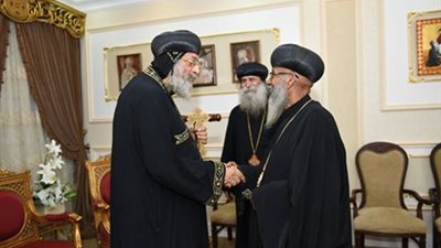 وفد إثيوبي يزور البابا تواضروس الثاني