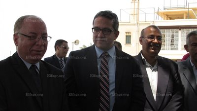 العناني والنمنم يفتتحان استراحة ركن الملك فاروق في حلوان (صور)