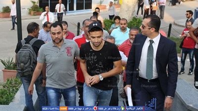 ميدو جابر يلعب كرة طائرة في أول ظهور بمران الأهلي