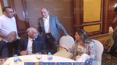 جمال علام وفريد في مؤتمر هاني أبو ريدة