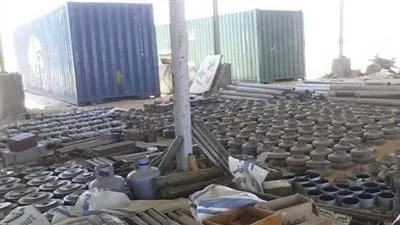  الجيش اليمني: العثور على متفجرات وصواريخ وأسلحة في المكلا 