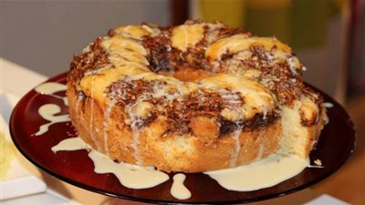 طريقة تحضير كيك التفاح والقرفة اللذيذ